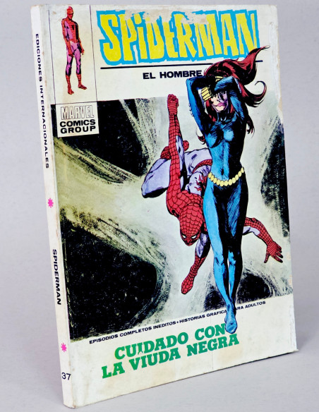 CÓMIC SPIDERMAN 37 VIUDA NEGRA VOL.1 (SPIDER-MAN) VERTICE MARVEL VOLUMEN NORMAL ESTADO