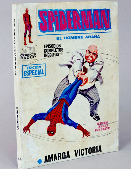 CÓMIC SPIDERMAN 24 AMARGA VICTORIA VOL.1 (SPIDER-MAN) VERTICE MARVEL VOLUMEN NORMAL/BUEN ESTADO
