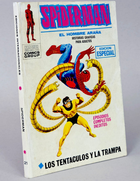 CÓMIC SPIDERMAN 21 LOS TENTÁCULOS VOL.1 (SPIDER-MAN) VERTICE MARVEL PRIMERA VOLUMEN MUY BUEN ESTADO