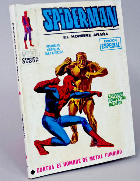 CÓMIC SPIDERMAN 11 EL HOMBRE DE METAL VOL.1 (SPIDER-MAN) VERTICE MARVEL PRIMERA VOLUMEN BUEN ESTADO