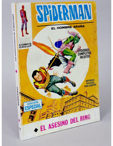 CÓMIC SPIDERMAN 15 ASESINO DEL RING VOL.1 SPIDER-MAN VERTICE MARVEL VOLUMEN PRIMERA MUY BUEN ESTADO
