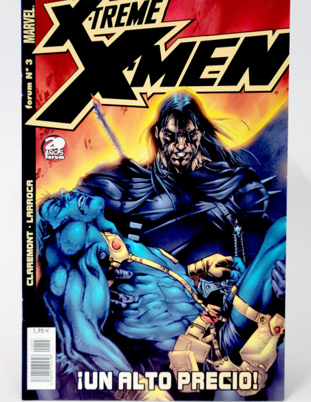 CÓMIC X-TREME X-MEN 3 UN ALTO PRECIO FORUM MARVEL GRAPA DE KIOSCO