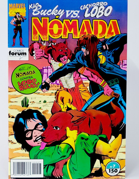 CÓMIC NOMADA 7 KID BUCKY VS CACHORRO LOBO FORUM MARVEL GRAPA DE KIOSCO