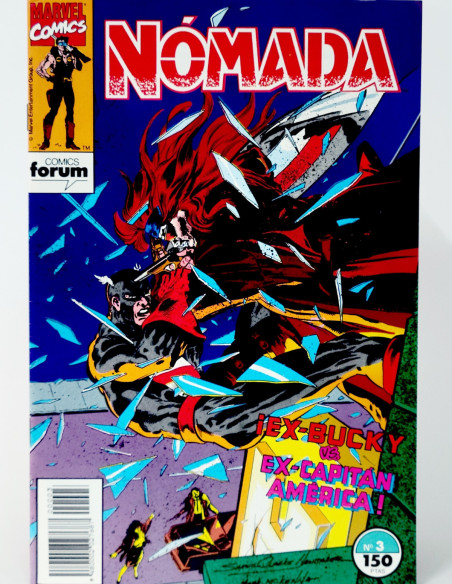 CÓMIC NOMADA 3 EX-BUCKY VS CAPITAN AMÉRICA FORUM MARVEL GRAPA DE KIOSCO