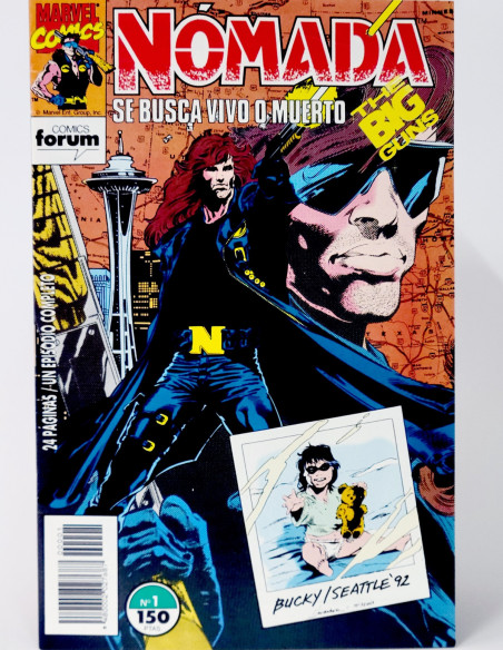 CÓMIC NOMADA 1 SE BUSCA VIVO O MUERTO FORUM MARVEL GRAPA DE KIOSCO