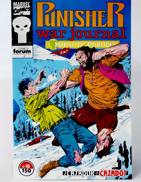 CÓMIC THE PUNISHER WAR JOURNAL 15 CAZADOR O CAZADO FORUM MARVEL GRAPA DE KIOSCO