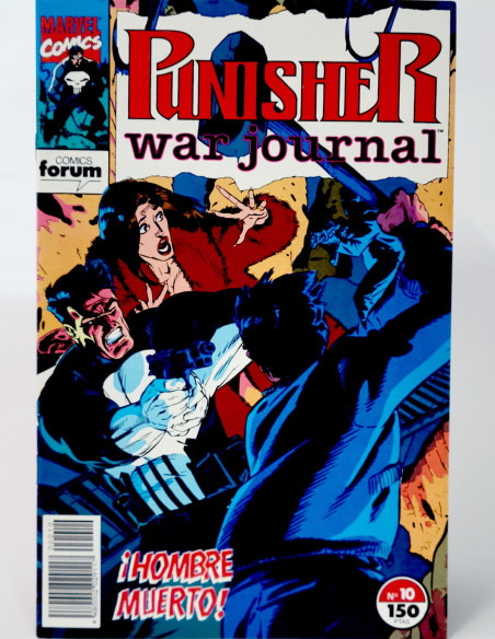 CÓMIC THE PUNISHER WAR JOURNAL 10 HOMBRE MUERTO FORUM MARVEL GRAPA DE KIOSCO