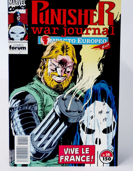 CÓMIC THE PUNISHER WAR JOURNAL 14 VIVE LE FRANCE FORUM MARVEL GRAPA DE KIOSCO