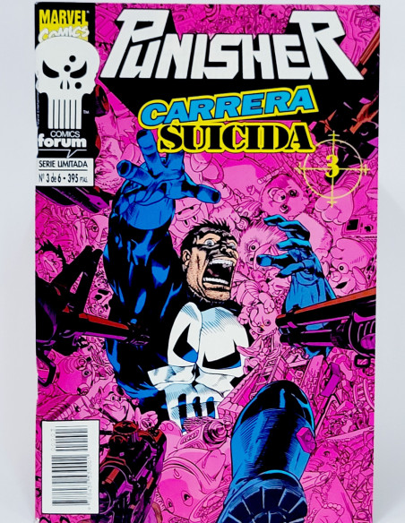 CÓMIC PUNISHER CARRERA SUICIDA 3 FORUM MARVEL GRAPA DE KIOSCO