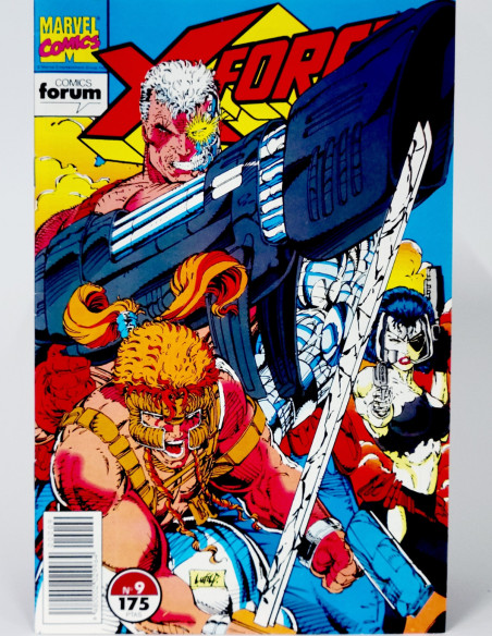 CÓMIC X-FORCE 9 VOL.1 CAZADORES DE SANGRE FORUM MARVEL VOLUMEN GRAPA DE KIOSCO