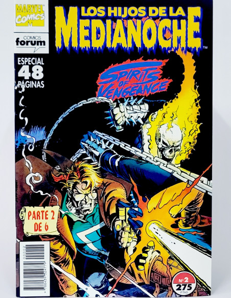 CÓMIC LOS HIJOS DE LA MEDIANOCHE 2 SPIRITS OF VENGEANCE VOL.1 FORUM VOLUMEN MARVEL GRAPA DE KIOSCO