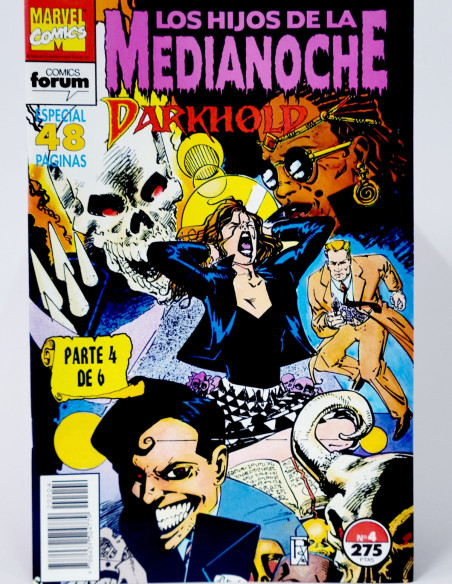 CÓMIC LOS HIJOS DE LA MEDIANOCHE 4 DARKHOLD VOL.1 FORUM VOLUMEN MARVEL GRAPA DE KIOSCO