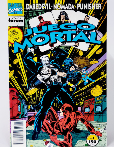 CÓMIC JUEGO MORTAL 1 DAREVIL NOMADA PUNISHER FORUM MARVEL GRAPA DE KIOSCO
