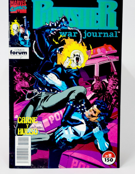 CÓMIC THE PUNISHER WAR JOURNAL 11 CARNE Y HUESO FORUM MARVEL GRAPA DE KIOSCO