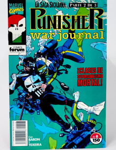 CÓMIC THE PUNISHER WAR JOURNAL 8 CLASES DE SUBMARINOS...