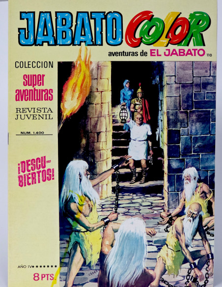 CÓMIC JABATO COLOR 110 DESCUBIERTOS SUPER AVENTURAS EDITORIAL BRUGUERA DE KIOSCO