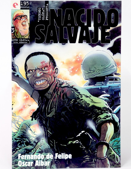 CÓMIC NACIDO SALVAJE 3 SERIE LIMITADA TEBEOS GLENAT GRAPA DE KIOSCO