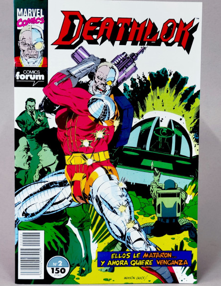 CÓMIC DEATHLOK 2 ELLOS LE MATARON Y AHORA QUIERE VENGANZA FORUM MARVEL GRAPA DE KIOSCO