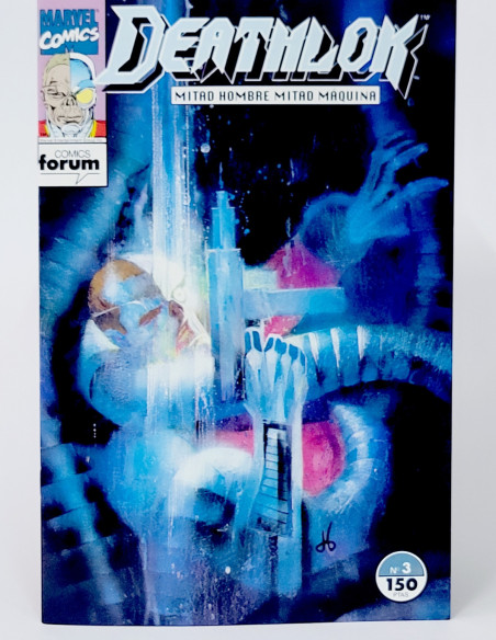 CÓMIC DEATHLOK 3 MITAD HOMBRE MITAD MAQUINA FORUM MARVEL GRAPA DE KIOSCO
