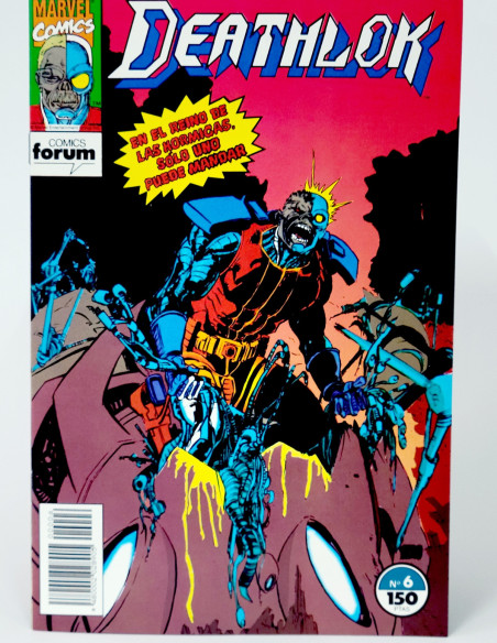 CÓMIC DEATHLOK 6 MITAD HOMBRE MITAD MAQUINA FORUM MARVEL GRAPA DE KIOSCO