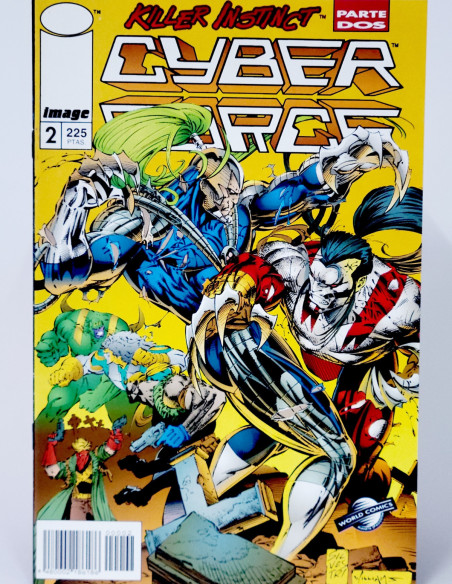 CÓMIC CYBERFORCE 2 KILLER INSTINCT VOL.1 IMAGE PLANETA DEAGOSTINI VOLUMEN GRAPA DE KIOSCO