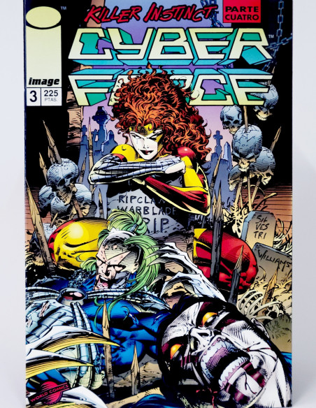 CÓMIC CYBERFORCE 3 KILLER INSTINCT VOL.1 IMAGE PLANETA DEAGOSTINI VOLUMEN GRAPA DE KIOSCO