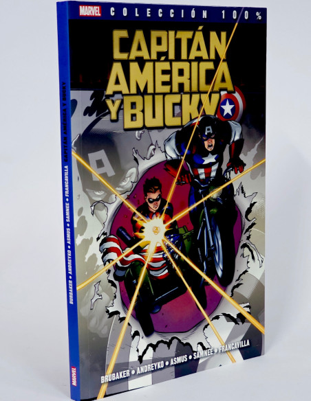 CÓMIC CAPITÁN AMÉRICA Y BUCKY COLECCIÓN 100% MARVEL PANINI DE KIOSCO