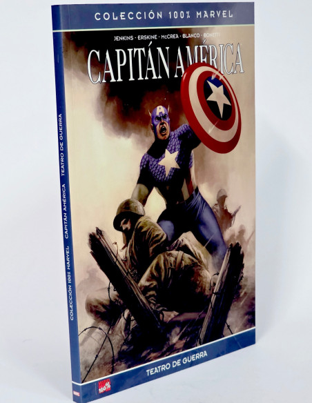 CÓMIC CAPITÁN AMÉRICA TEATRO DE GUERRA COLECCIÓN 100% MARVEL PANINI DE KIOSCO