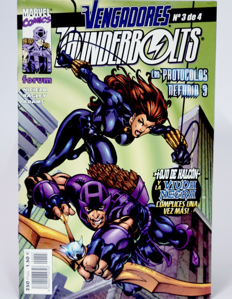 CÓMIC LOS VENGADORES THUNDERBOLTS 3 FORUM MARVEL GRAPA DE KIOSCO