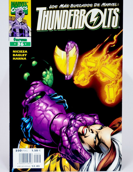 CÓMIC THUNDERBOLTS 36 VOL.1 FORUM MARVEL VOLUMEN GRAPA DE KIOSCO