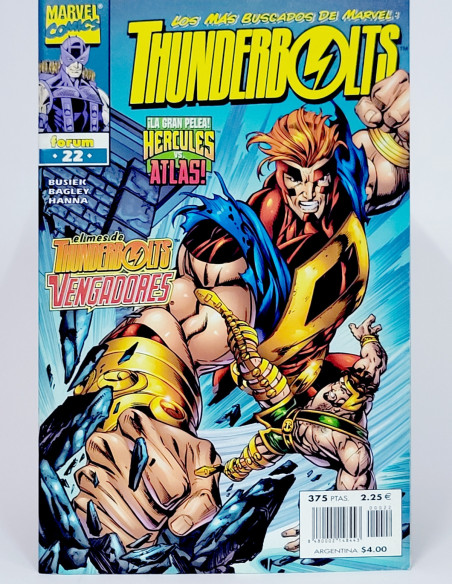 CÓMIC THUNDERBOLTS 22 VOL.1 FORUM MARVEL VOLUMEN GRAPA DE KIOSCO