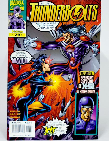 CÓMIC THUNDERBOLTS 29 VOL.1 FORUM MARVEL VOLUMEN GRAPA DE KIOSCO
