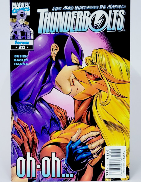CÓMIC THUNDERBOLTS 30 VOL.1 FORUM MARVEL VOLUMEN GRAPA EXCELENTE ESTADO