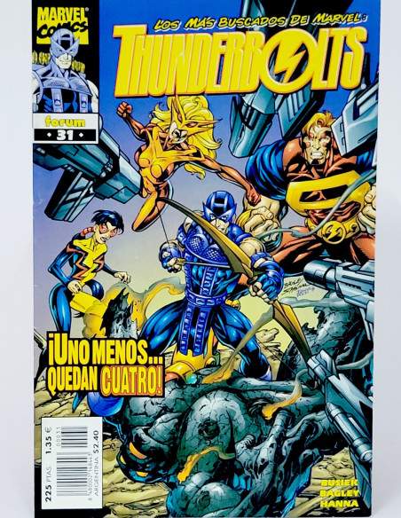 CÓMIC THUNDERBOLTS 31 VOL.1 FORUM MARVEL VOLUMEN GRAPA EXCELENTE ESTADO
