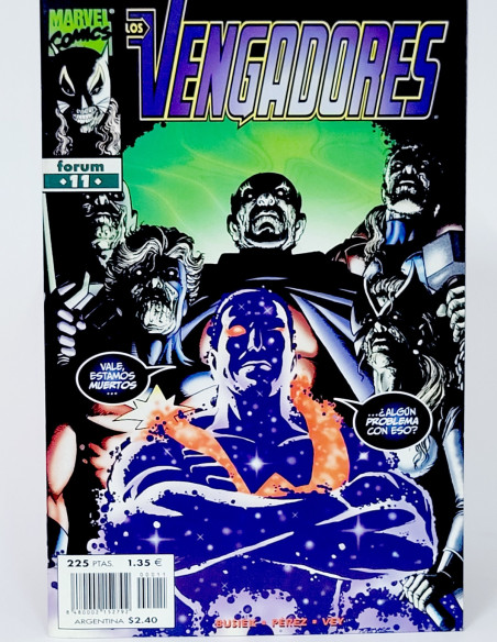 CÓMIC LOS VENGADORES 11 VOL.3 FORUM MARVEL VOLUMEN GRAPA DE KIOSCO