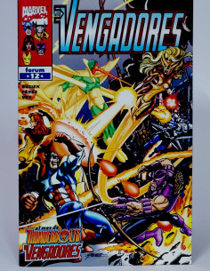 CÓMIC LOS VENGADORES 12 VOL.3 FORUM MARVEL VOLUMEN GRAPA...