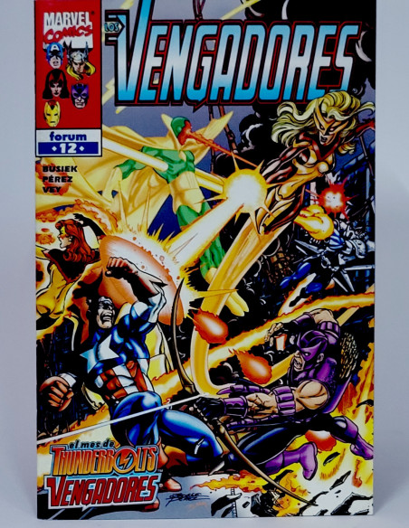 CÓMIC LOS VENGADORES 12 VOL.3 FORUM MARVEL VOLUMEN GRAPA DE KIOSCO
