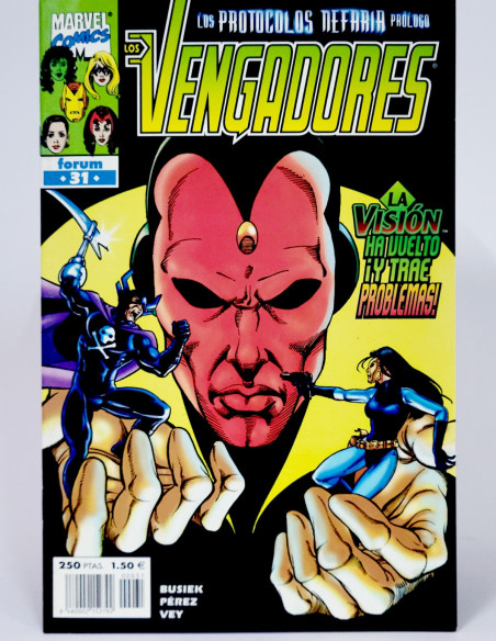 CÓMIC LOS VENGADORES 31 VOL.3 FORUM MARVEL VOLUMEN GRAPA DE KIOSCO