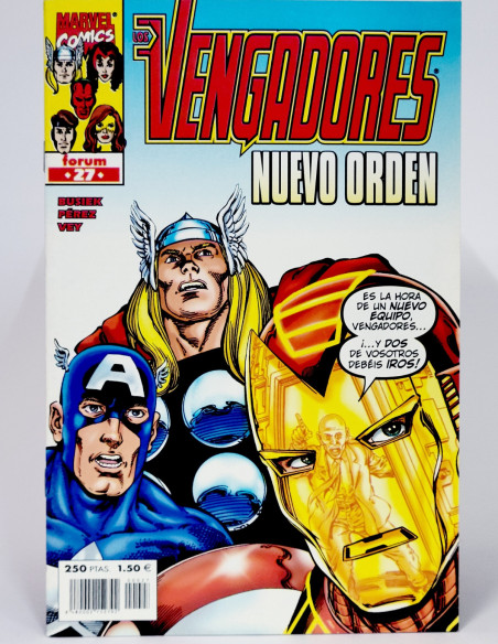 CÓMIC LOS VENGADORES 27 VOL.3 FORUM MARVEL VOLUMEN GRAPA DE KIOSCO