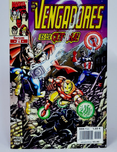 CÓMIC LOS VENGADORES 21 VOL.3 FORUM MARVEL VOLUMEN GRAPA...