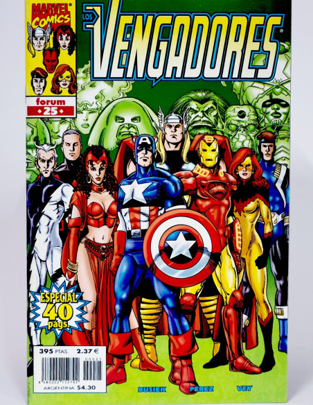 CÓMIC LOS VENGADORES 25 VOL.3 FORUM MARVEL VOLUMEN GRAPA DE KIOSCO