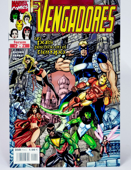 CÓMIC LOS VENGADORES 29 VOL.3 FORUM MARVEL VOLUMEN GRAPA DE KIOSCO