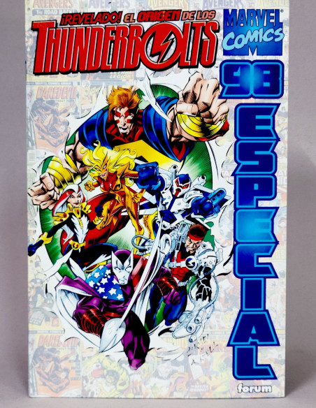CÓMIC ESPECIAL THUNDERBOLTS 98 FORUM MARVEL GRAPA DE KIOSCO