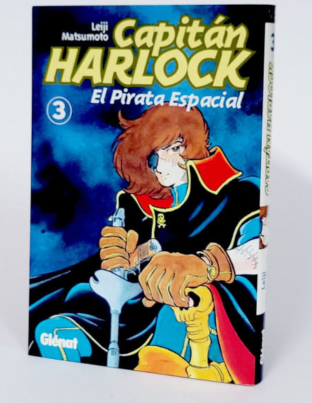 CÓMIC CAPITAN HARLOCK 3 EL PIRATA ESPACIAL LEIJI MATSUMOTO GLENAT MANGA DE KIOSCO