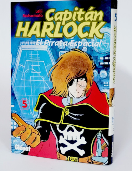 CÓMIC CAPITAN HARLOCK 5 EL PIRATA ESPACIAL LEIJI MATSUMOTO GLENAT MANGA DE KIOSCO