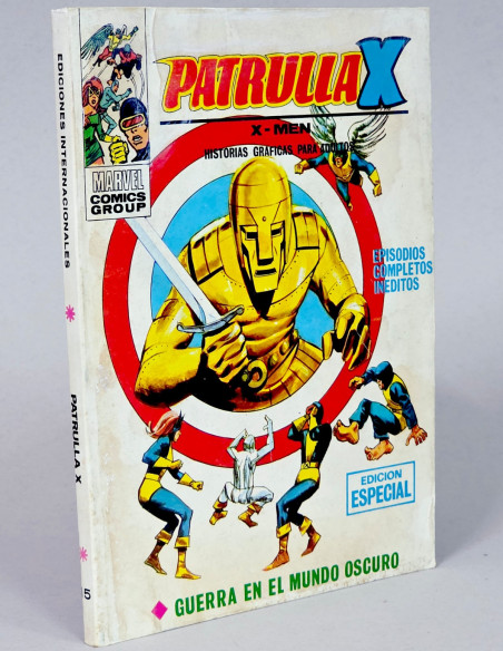 CÓMIC PATRULLA X 15 GUERRA EN EL MUNDO OSCURO VOL.1 TACO VERTICE MARVEL VOLUMEN BUEN ESTADO