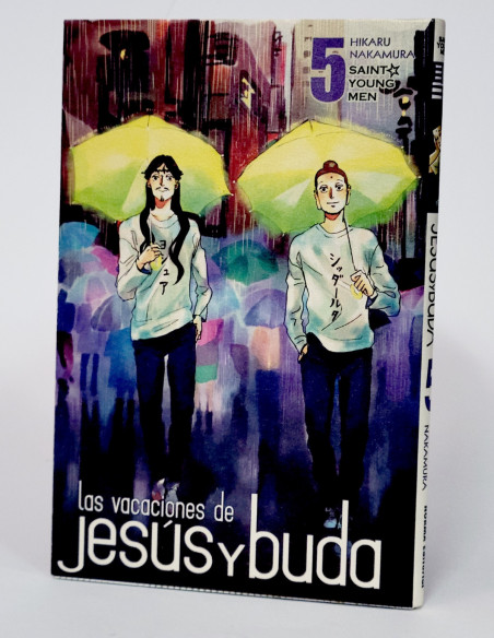 CÓMIC LAS VACACIONES DE JESUS Y BUDA 5 HIKARU NAKAMURA NORMA EDITORIAL TAPA BLANDA DE KIOSCO