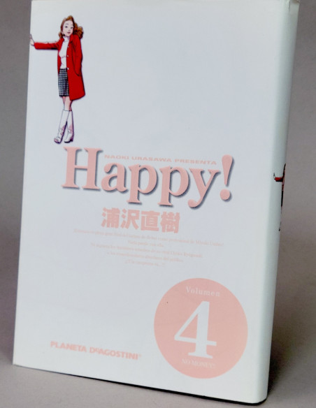 CÓMIC HAPPY 4 NAOKI URASAWA PLANETA DEAGOSTINI MANGA EXCELENTE ESTADO