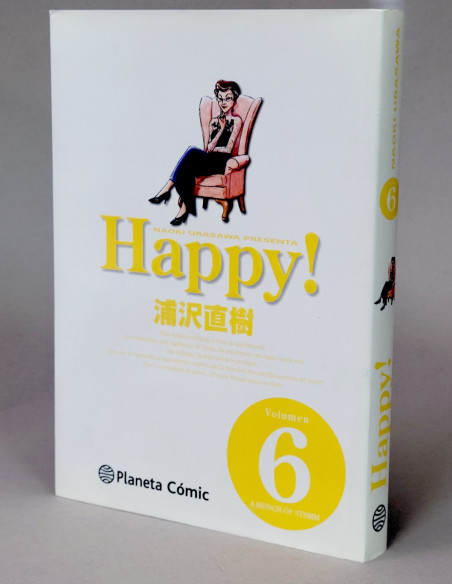 CÓMIC HAPPY 6 NAOKI URASAWA PLANETA DEAGOSTINI MANGA DE KIOSCO