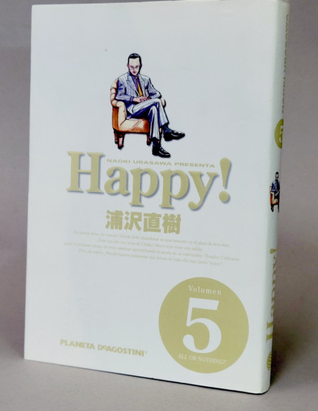 CÓMIC HAPPY 5 NAOKI URASAWA PLANETA DEAGOSTINI MANGA DE KIOSCO